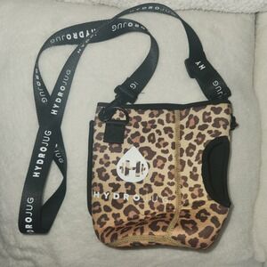 HydroJug Pro Cheetah Leopard Print Carrier Sleeve Holder w/Strap Pocket Bag